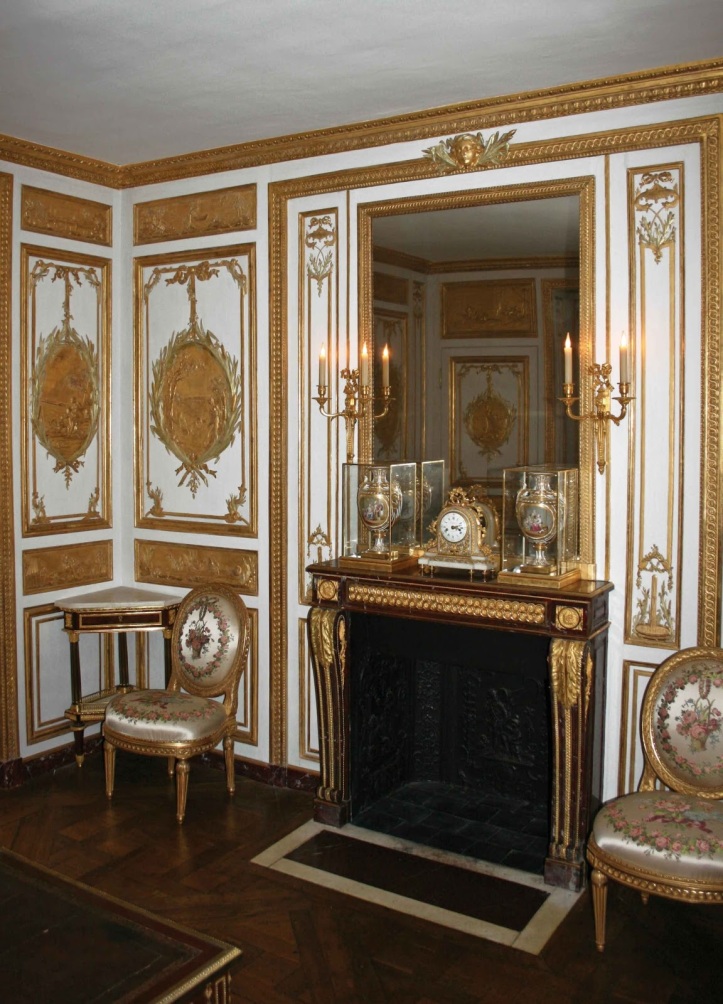 Septième salle de bains de Louis XV (devenu cabinet de la Cassette de Louis XVI) Appartement intérieur du Roi © Nicolas Jacquet (1)